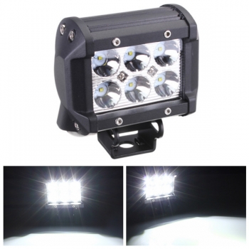 18W Auto 6LED Arbeitsleuchte Spot Lightt Helle Projektor Lampe 12 V Weiß für SUV ATV