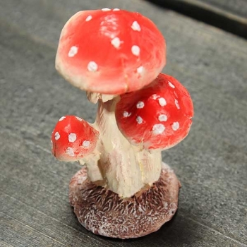 Mini Landschaft Resin Mushroom Home Office Garten Dekoration