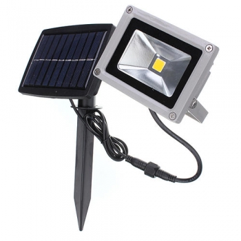 10W Solar Power LED Flut Licht wasserdichte im Freien Landschaft Spotlight