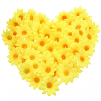 50pcs erstklassige künstliche Seidenblumen führt Haushochzeitsdekors an