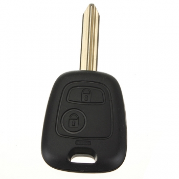 2 Button 433MHz Fernschlüsselanhänger Blatt mit Chip ID46 für Citroen