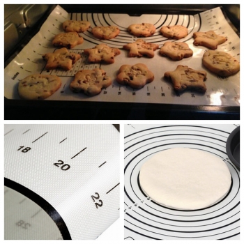 Large Glass Fiber Platinum Silikon Teig Fondant Mat 60x40cm