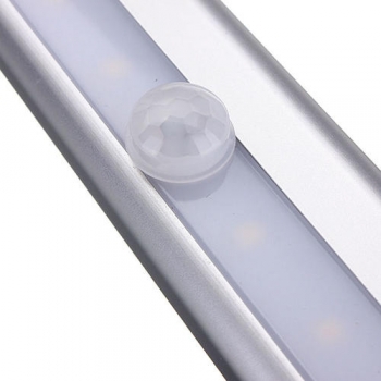 10 LED PIR Bewegungs Sensor Licht für Kabinettschrank Bücherregal Stairway