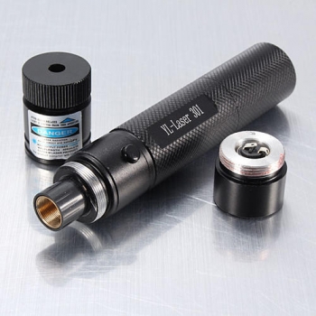 301 405nm 5mw Lila leichter Regulierbarer Fokuslaser Pointer+Schlüssel