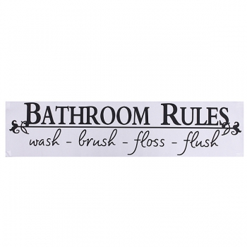 Vinyl Badezimmer Regeln Schreiben Sticker Badezimmer WC Art Wall Decals