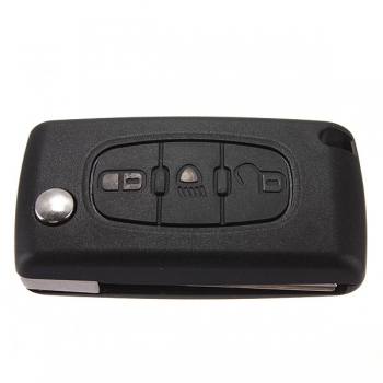 3 Knopf Schlag Fernschlüsselanhänger Fall Shell für Citroen C2 C3 C4 C5 C6