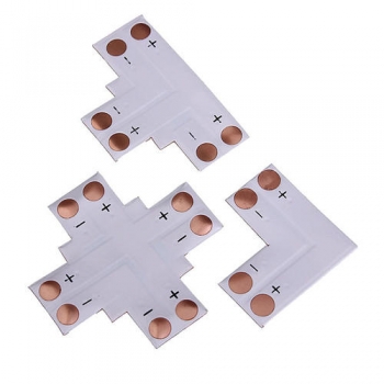 2pin LED Steckverbinder T Form Corner Für 8mm 5050/3528 LED Streifen Licht