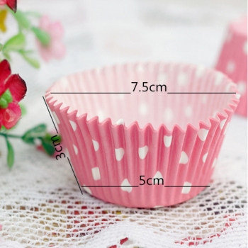 100pcs gemischte bunte Papier Kuchen Zwischenlagen Cup Backen Kuchen Muffin