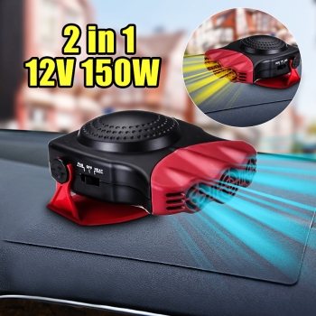 150W 2 in 1 Auto Heizung Heizung und Cool Fan Windschutzscheibe Demister Defroster