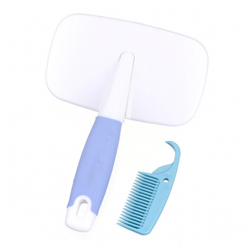 Schoßhund Handgriff Griff Shedding Pinsel Haar Pelz Comb Pflegentrimmer