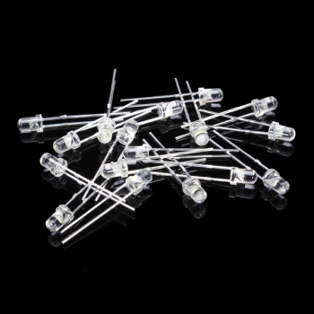 500pcs 3MM LED Diode Satz gemischtes Farben-rotes grünes gelbes blaues Weiß
