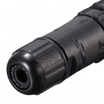 2 Nadeln elektrisches wasserdichtes 3-Punkt-Steckerkabel schließen Steckersteckdose an