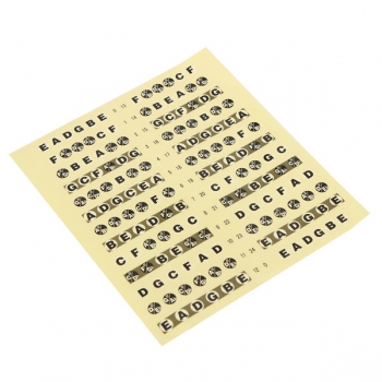 1pc Gitarre Fretboard Hinweis Sticker Tonleiter Etiketten Anfänger Aufkleber