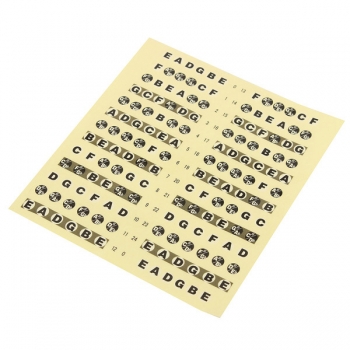 1pc Gitarre Fretboard Hinweis Sticker Tonleiter Etiketten Anfänger Aufkleber