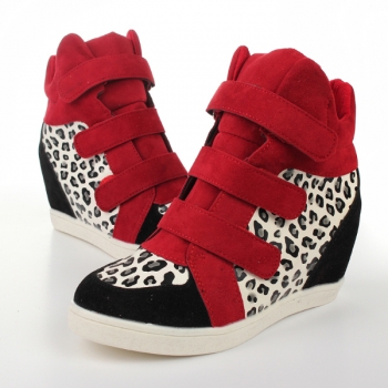 Frauen Wedge Sneakers Höhe erhöhen Schuhe Plattform beiläufige Schuh