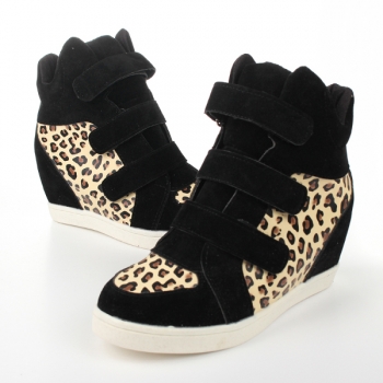 Frauen Wedge Sneakers Höhe erhöhen Schuhe Plattform beiläufige Schuh