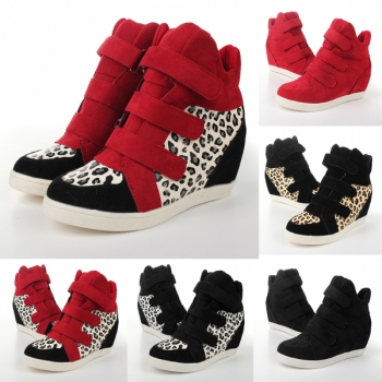 Frauen Wedge Sneakers Höhe erhöhen Schuhe Plattform beiläufige Schuh