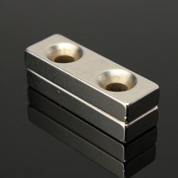 N35 30x10X5mm Strong Block  Magnet 4mm Loch Countersunk Seltene Erden Neodym Magnet