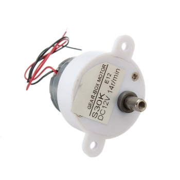 DC 12V 14RPM 2 Drähte Elektrogetriebekasten Reduction Motor