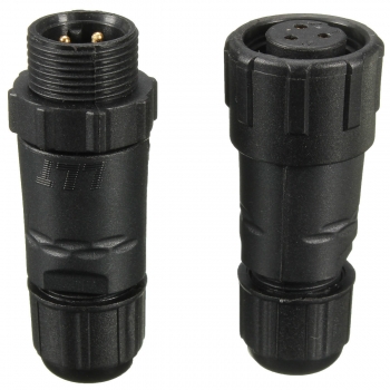 3 Nadeln elektrisches wasserdichtes 3-Punkt-Steckerkabel schließen Steckersteckdose an