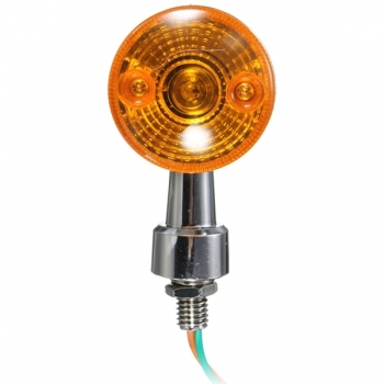 2pcs Universalmotorrad Blinker Licht indicatior Lampe Gelb Birnen