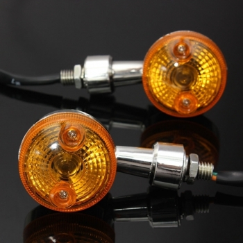 4pcs Universalmotorrad Blinker Licht indicatior Lampe Gelb Birnen