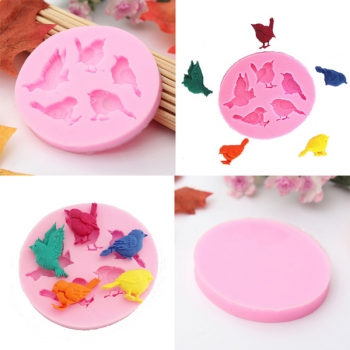 Vogel Silikon Fondant Kuchen Form Schokoladen Form Küchen Backen Werkzeuge