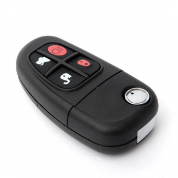 4 Knopf Fernschlüsselkasten Shell FOB ungeschnittenes Blatt Für Jaguar X Type S