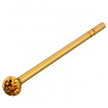 1Pcs Pro Gold Aluminium elektrische Hartmetall Schleifen Kopf Maniküre Nagel Datei Bohrer