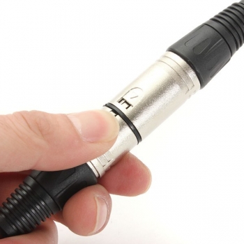 XLR Pin Stecker auf Buchse abgeschirmte Mikrofonverlängerungskabel 1M