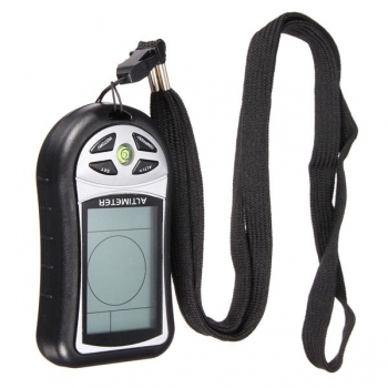 8 in 1 Digital LCD Kompass Höhenmesser Barometer Thermo Temperatur Clock Kalender