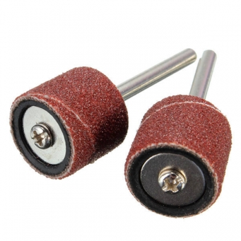 100pcs 1/2 Zoll Schleifmaschinen Schleifpapier Sleeves mit 2 Dorne