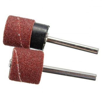 100pcs 1/2 Zoll Schleifmaschinen Schleifpapier Sleeves mit 2 Dorne