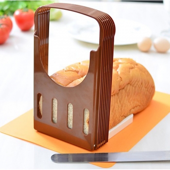Bread Loaf Cut Toast Hobel Cutter Slicing Buch Küche Werkzeug 