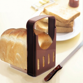 Bread Loaf Cut Toast Hobel Cutter Slicing Buch Küche Werkzeug 