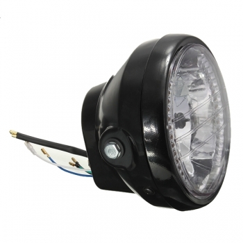 7Zoll H4 35W Motorrad Halogen Scheinwerfer mit LED Blinker
