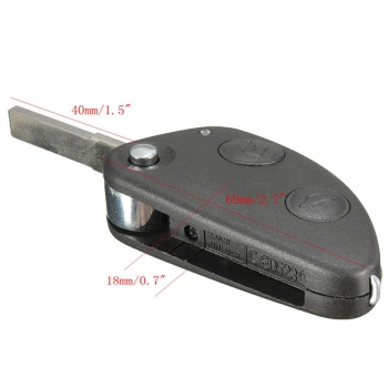 2 Button Sicherheit Flip Eintrag Remote Key Fob Fall Shell für Alfa Romeo