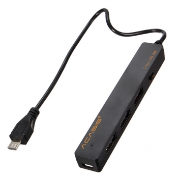 3 Port USB 2.0 Hub OTG OTG Ladekabel für Handy Tablette 