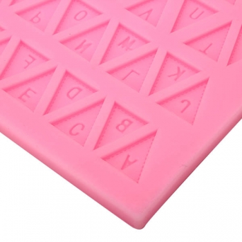Flagge Silikon Fondant Schimmel Englisch Buchstabe Gumpaste Sugarpaste Kuchen Dekorieren Schimmel FDA LFGB