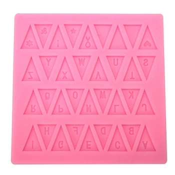 Flagge Silikon Fondant Schimmel Englisch Buchstabe Gumpaste Sugarpaste Kuchen Dekorieren Schimmel FDA LFGB