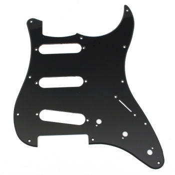 Schwarze PVCschutzvorrichtung strat elektrische Gitarre pickguard Instrumentteile