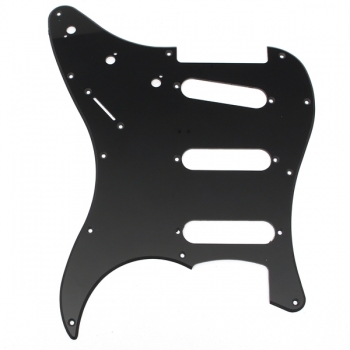 Schwarze PVCschutzvorrichtung strat elektrische Gitarre pickguard Instrumentteile