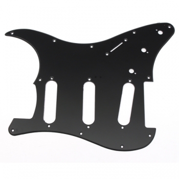 Schwarze PVCschutzvorrichtung strat elektrische Gitarre pickguard Instrumentteile