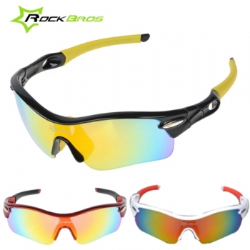 RockBros polarisierte Fahrrad einen.Kreislauf.durchmachenfahrrad Sonnenbrille Glas Schutzbrillen