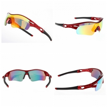 RockBros polarisierte Fahrrad einen.Kreislauf.durchmachenfahrrad Sonnenbrille Glas Schutzbrillen