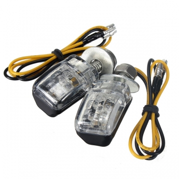 4pcs Gelb LED Mini Motorrad Blinker Blinker Blinker 
