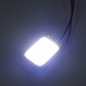 1W COB 18Chip LED White Interior Light Panel T10 Girlande Auto Birnen Lampen