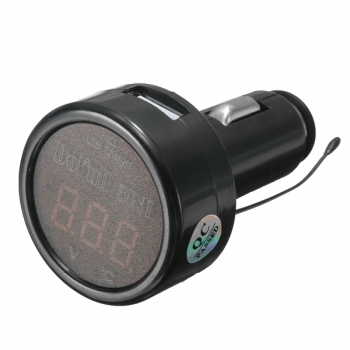 3 IN 1 Anzeige LED Digital Thermometer Voltmeter USB Ladegerät