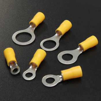 10pcs haben gelbe PVCterminals Ringstecker-RC 4.0-6.0mm ² isoliert
