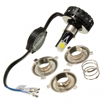 12V 18W H4 6000K 2000LM Weiß Hallo / Lo Beam Motorrad Scheinwerfer 